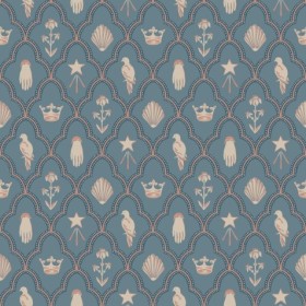 Tapetai  Turtledove Barn Indigo Blue