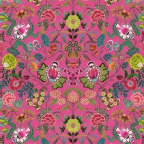 Audinys Brocart Decoratif Cerise