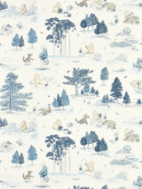 Tapetai Winnie th Pooh-Toile Bonbon Blue