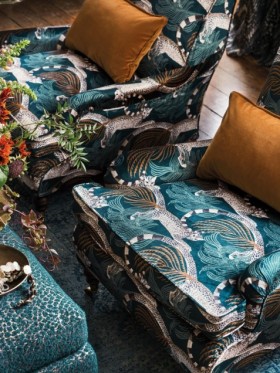 Audinys Delilah Velvet Tuscan Teal