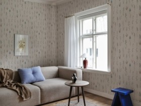 Tapetai Alma misty blue